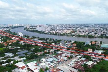 [Photostory] Những khu đất sẽ thu hồi để mở rộng đường Bình Quới trên bán đảo Thanh Đa, TP HCM