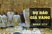 Dự báo giá vàng 17/7: Tiếp tục tăng nhờ triển vọng hạ lãi suất tại Mỹ?