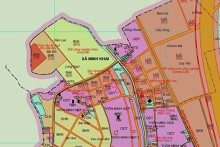Bản đồ quy hoạch sử dụng đất xã Minh Khai, Hoài Đức, Hà Nội thời kỳ 2021 - 2030
