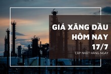 Giá xăng dầu ngày 17/7 giảm phiên thứ hai liên tiếp