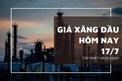 Giá xăng dầu ngày 17/7 giảm phiên thứ hai liên tiếp