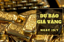 Dự báo giá vàng 19/7: Có thể tăng nhẹ?