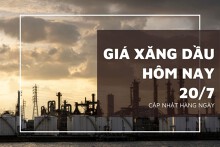 Giá xăng dầu ngày 20/7 chạm đáy tháng do hy vọng ngừng bắn ở Gaza
