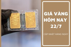 Giá vàng hôm nay 22/7: Vàng SJC tiếp tục giảm 500.000 đồng/lượng, vàng nhẫn quay đầu tăng vào đầu tuần