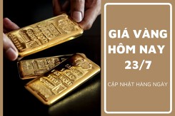 Giá vàng hôm nay 23/7: Vàng SJC bất ngờ giảm mạnh tới 1 triệu đồng/lượng