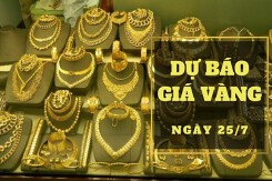 Dự báo giá vàng 25/7: Có khả năng sẽ tăng thêm vào đầu phiên?