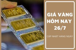 Giá vàng hôm nay 26/7: Vàng nhẫn giảm mạnh, rời mốc 77 triệu đồng/lượng