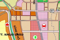 Bản đồ quy hoạch sử dụng đất thị trấn Khoái Châu, Khoái Châu, Hưng Yên đến năm 2040