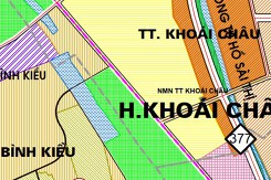 Bản đồ quy hoạch giao thông thị trấn Khoái Châu, Khoái Châu, Hưng Yên đến năm 2040