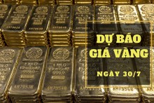 Dự báo giá vàng 30/7: Sẽ duy trì đà tăng nhẹ?