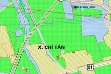 Bản đồ quy hoạch sử dụng đất xã Chí Tân, Khoái Châu, Hưng Yên đến năm 2040