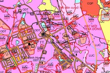 Bản đồ quy hoạch giao thông thị trấn Thắng, huyện Hiệp Hòa, Bắc Giang giai đoạn 2021 - 2030