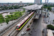 Khởi công khoan hầm đi ngầm đoạn tuyến đường sắt đô thị Nhổn - ga Hà Nội