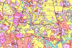 Bản đồ quy hoạch giao thông thị trấn Bắc Lý, huyện Hiệp Hòa, Bắc Giang giai đoạn 2021 - 2030