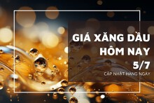 Giá xăng dầu ngày 5/7, dầu Brent đạt mức cao nhất kể từ tháng 4
