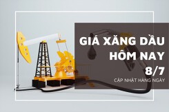 Sáng đầu tuần 8/7, giá xăng dầu tiếp tục sụt giảm