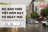 Dự báo thời tiết hôm nay và ngày mai (3/8) Hà Nội, Đà Nẵng và TP Hồ Chí Minh mưa rào và dông
