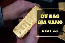 Dự báo giá vàng 2/8: Tiếp tục điều chỉnh?
