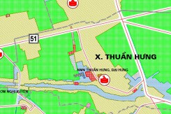 Bản đồ quy hoạch sử dụng đất xã Thuần Hưng, Khoái Châu, Hưng Yên đến năm 2040