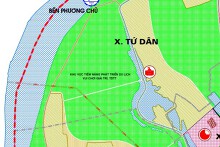 Bản đồ quy hoạch giao thông xã Tứ Dân, Khoái Châu, Hưng Yên đến năm 2040