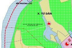 Bản đồ quy hoạch giao thông xã Tứ Dân, Khoái Châu, Hưng Yên đến năm 2040