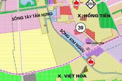 Bản đồ quy hoạch sử dụng đất xã Việt Hòa, Khoái Châu, Hưng Yên đến năm 2040