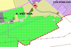 Bản đồ quy hoạch giao thông xã Việt Hòa, Khoái Châu, Hưng Yên đến năm 2040