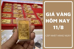 Giá vàng hôm nay 11/8: Vàng SJC giảm mạnh hơn 1 triệu đồng/lượng trong tuần qua