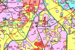 Bản đồ quy hoạch sử dụng đất xã Hoàng An, huyện Hiệp Hòa, Bắc Giang giai đoạn 2021 - 2030