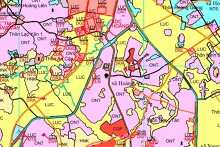 Bản đồ quy hoạch giao thông xã Hoàng An, huyện Hiệp Hòa, Bắc Giang giai đoạn 2021 - 2030