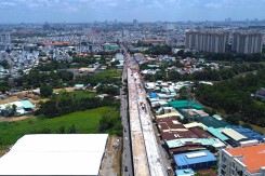 Toàn cảnh cầy cầu hơn 900 tỷ đồng sắp thông xe ở khu Đông Sài Gòn
