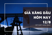 Giá xăng dầu ngày 12/8 tiếp đà đi lên do căng thẳng Trung Đông