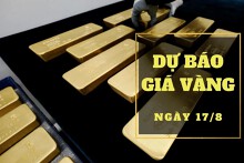 Dự báo giá vàng 17/8: Duy trì ổn định vào ngày cuối tuần?