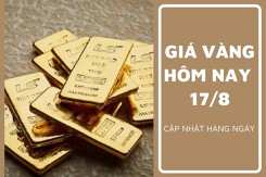 Giá vàng hôm nay 17/8: Vàng thế giới lên đỉnh mọi thời đại, vàng nhẫn vọt lên 78,4 triệu đồng/lượng