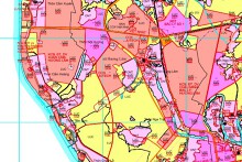 Bản đồ quy hoạch giao thông xã Hương Lâm, huyện Hiệp Hòa, Bắc Giang giai đoạn 2021 - 2030