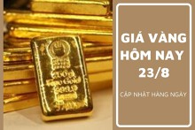 Giá vàng hôm nay 23/8: Thế giới giảm hơn 1%, vàng nhẫn ở đỉnh 78,2 triệu đồng/lượng
