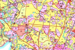 Bản đồ quy hoạch sử dụng đất xã Mai Trung, huyện Hiệp Hòa, Bắc Giang giai đoạn 2021 - 2030