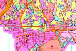 Bản đồ quy hoạch giao thông xã Thái Đào, huyện Lạng Giang, Bắc Giang