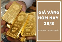 Giá vàng hôm nay 28/8: Vàng nhẫn chinh phục kỷ lục mới ở mức giá 78,65 triệu đồng/lượng