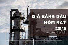 Giá xăng dầu ngày 28/8 quay đầu phục hồi nhẹ