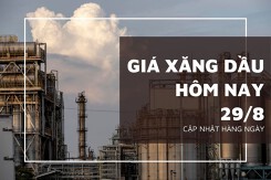 Giá xăng dầu ngày 29/8 tăng giảm không đồng nhất