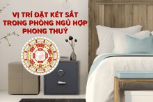 Vị trí đặt két sắt trong phòng ngủ hợp phong thuỷ giúp gia chủ phát tài phát lộc