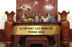 Gợi ý các vị trí đặt lục bình gỗ trong nhà hợp phong thuỷ