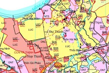 Bản đồ quy hoạch sử dụng đất xã Đại Thành, huyện Hiệp Hòa, Bắc Giang giai đoạn 2021 - 2030