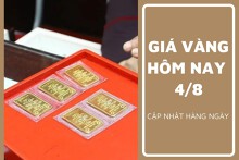 Giá vàng hôm nay 4/8: Vàng SJC tăng đến 800.000 đồng/lượng trong tuần qua