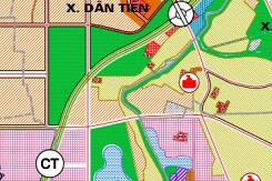 Bản đồ quy hoạch giao thông xã Dân Tiến, Khoái Châu, Hưng Yên đến năm 2040