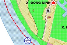 Bản đồ quy hoạch giao thông xã Đông Ninh, Khoái Châu, Hưng Yên đến năm 2040