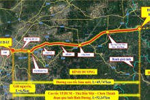 Bình Dương sẽ thu hồi gần 275 ha đất làm cao tốc TP HCM - Thủ Dầu Một - Chơn Thành