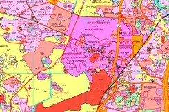 Bản đồ quy hoạch sử dụng đất thị trấn Kép, huyện Lạng Giang, Bắc Giang