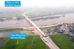 Sắp thông xe cầu Bến Mới gần 1.500 tỷ đồng nối Nam Định - Ninh Bình